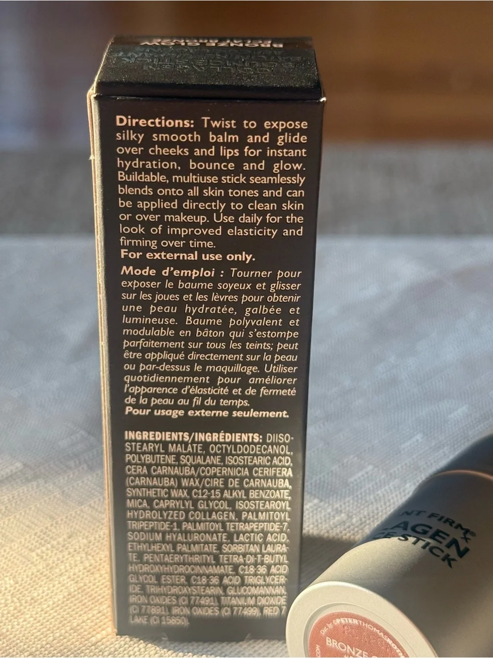 Peter Thomas Roth FIRMx Collagen Bounce Stick Bronze Glow 0.56 oz NIB